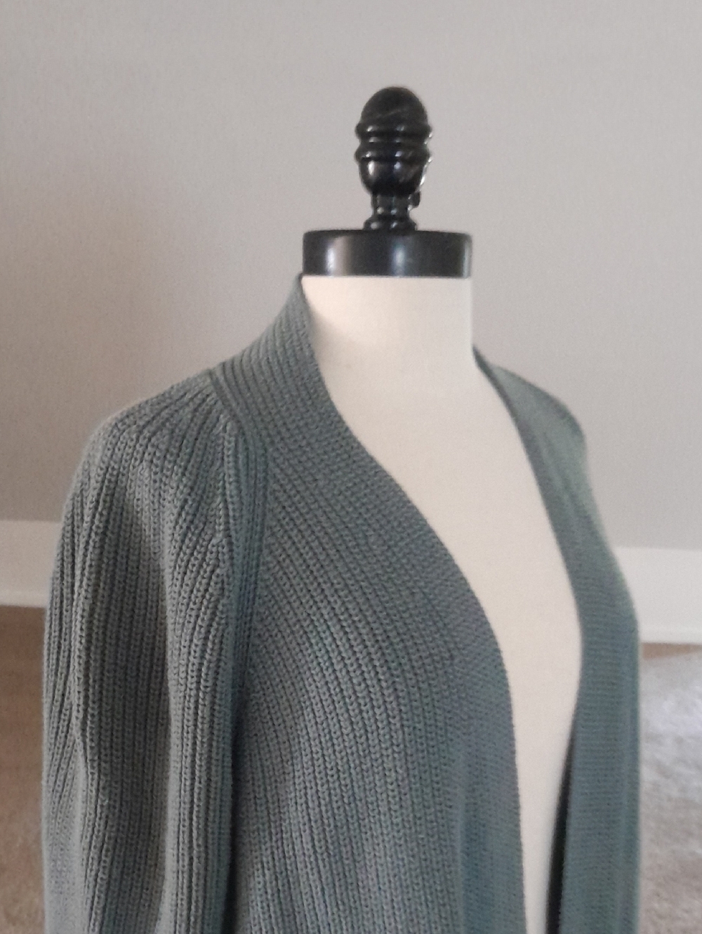 Lou & Grey Open-Front Ribbed Cardigan - Picture 2 of 4